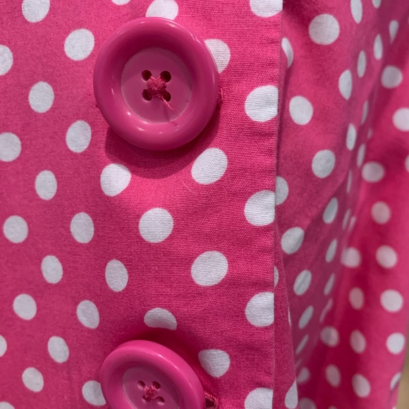 Toddler Pink/White Polka Dot Dress! - Picture 7 of 7